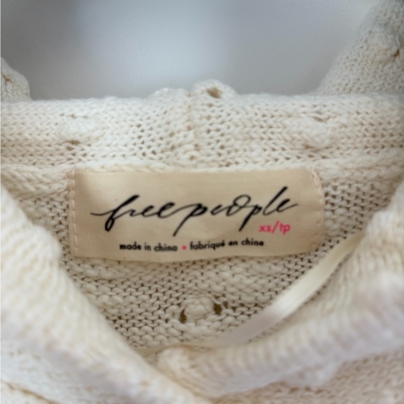 Free People Lake Side Knit Hoodie - Extra Small - Picture 4 of 4